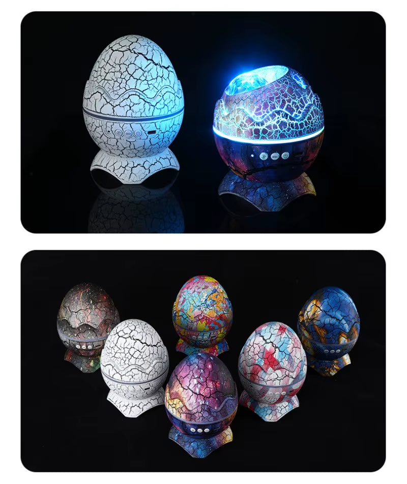 Dinosaur Eggs Shell Night Lamp Galaxy Starry Projector Night Light LED Lamp Decorat Bedroom for Sleep Children Gift