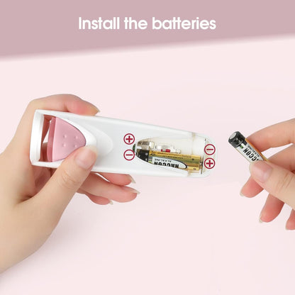 Piegaciglia Elettrico,Piegaciglia Riscaldato,Strumento Professionale per Il Trucco Con Cuscinetti Riscaldanti Intelligente in Silicone Ag-2003Ap(Rosa)