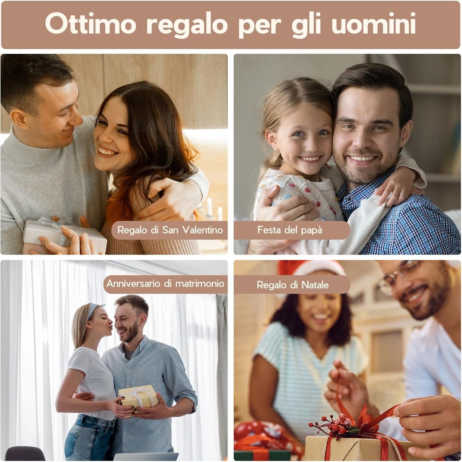 4 Pezzi Spazzola Barba Uomo Set, Pettine Barba Legno Uomo Setole Di Cinghiale Forbici Da Barba E Spazzola per Olio Vintage, Spazzola Da Barba Da Viaggio per Cura Professionale Della Barba
